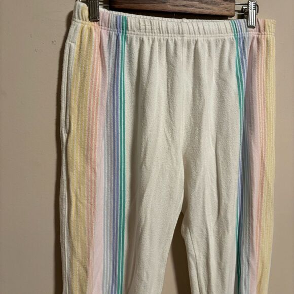 Spiritual Gangster Malibu Nights Sweatpants Joggers Rainbow- Size Large - Picture 6 of 12